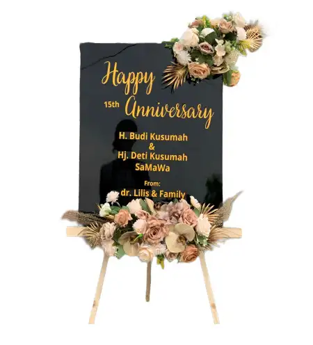 Papan Bunga Akrilik Lopok