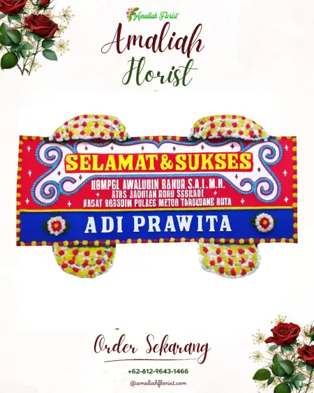 Papan Bunga Ucapan Selamat Lopok